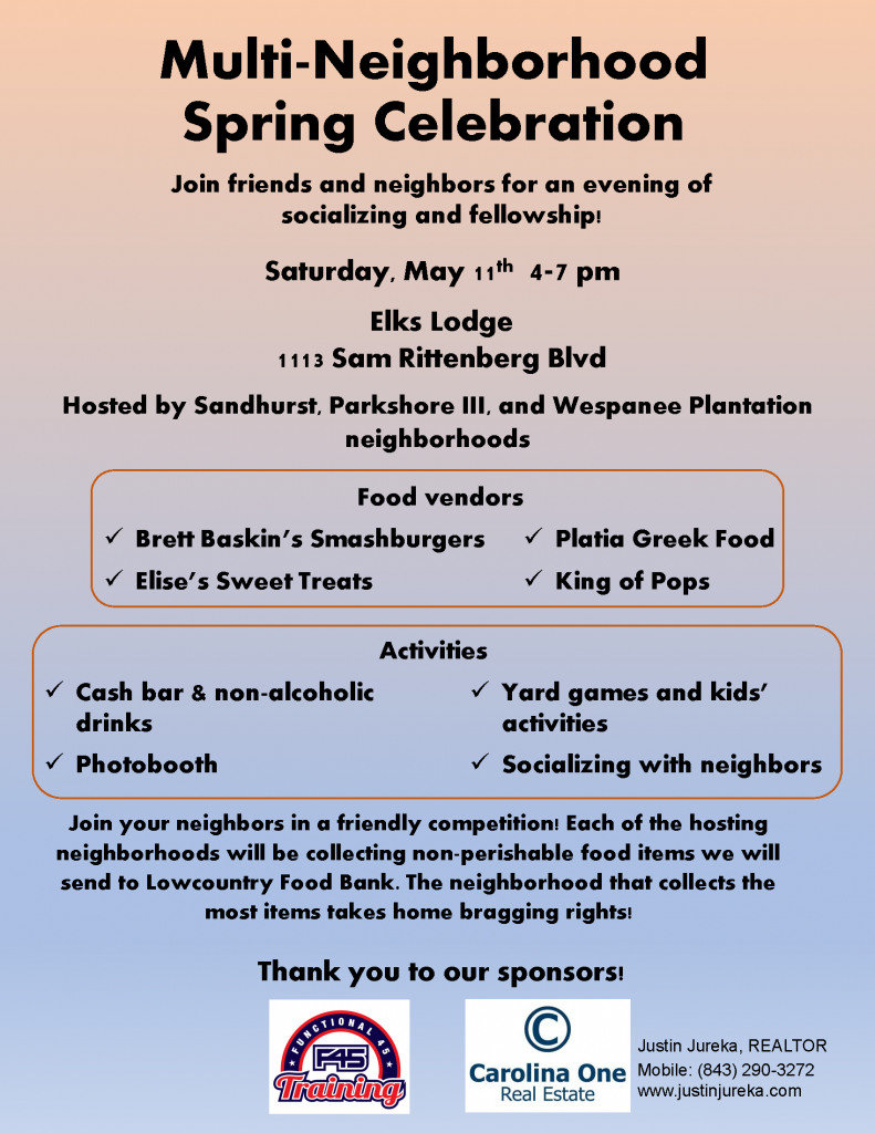 Spring Party flyer